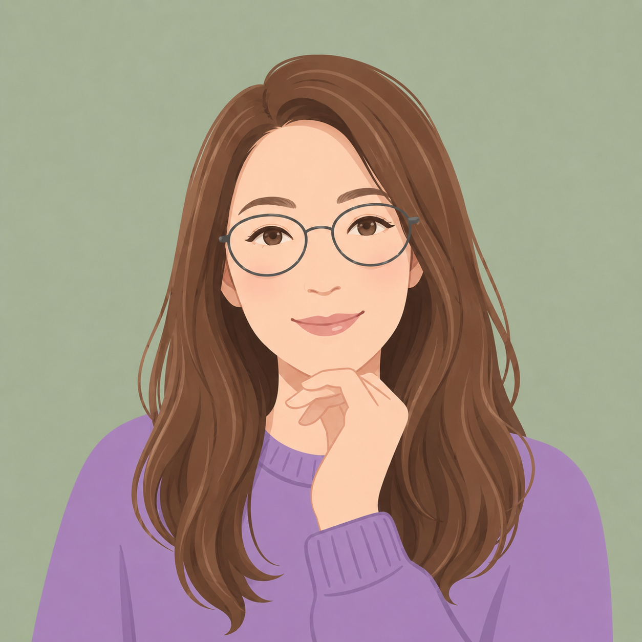 おしゃべり相手 あさひのイラスト